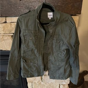 Ladies Kensie Utility Jacket - Olive Green